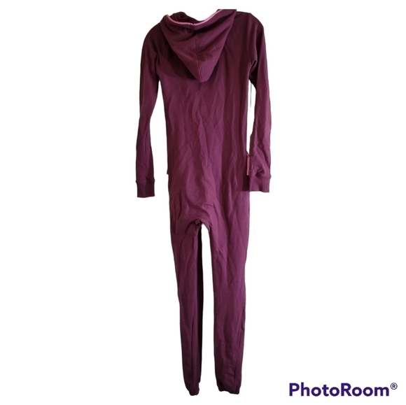 The Norwegian Original Onepiece Jumpsuit XS Pocket Zipper Hood Embroidered Logo - Picture 3 of 9